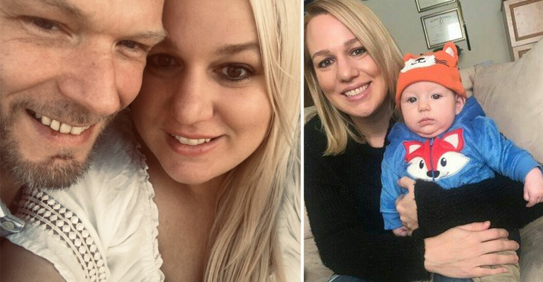 <strong>Michelle Stani och sambon Frank Allen.</strong> Michelle Stani och sambo Frank Allen, samt lilla Jordan, 11 månader.