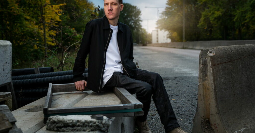 Mikael Yvesand. Pressbild. Han får Borås Tidnings debutantpris