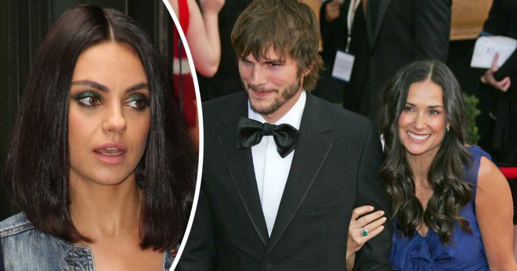 Mila Kunis bryter tystnaden om Ashton Kutchers exfru Demi Moore.