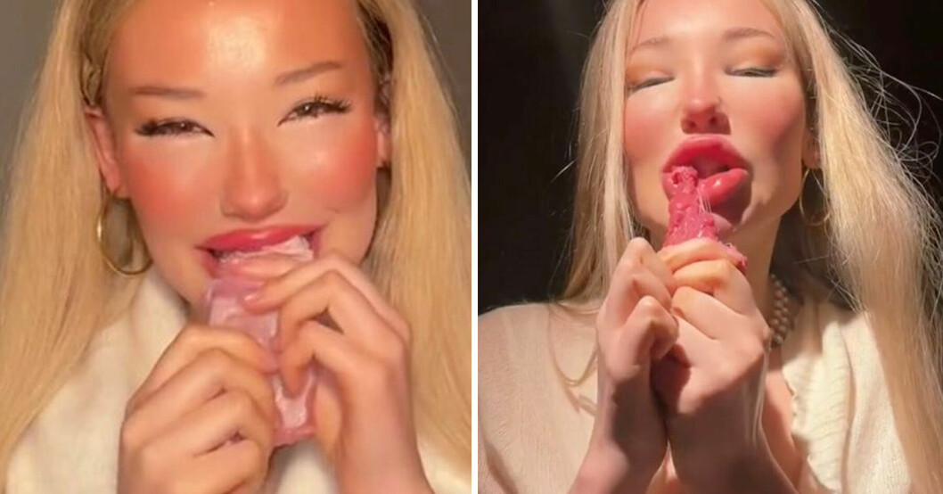 Mimi Graff äter en kost bestående av rått kött som kyckling och nöt.
