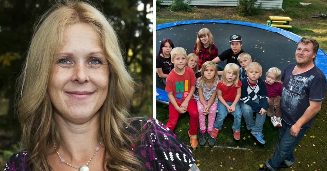 13-barnsmamman Mirka Norrströms nya ord om stora familjelyckan: “Verkligen den rätte för oss”