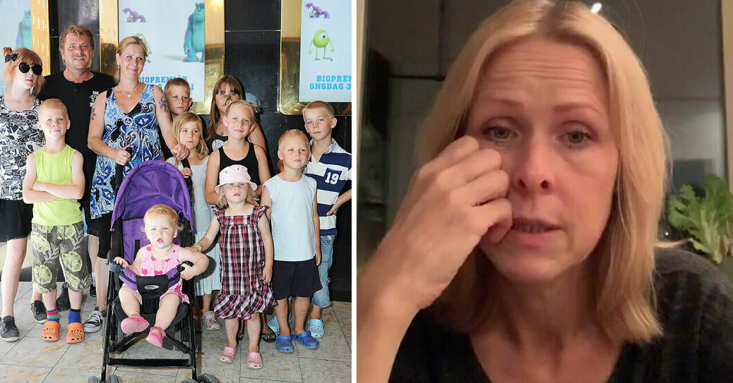 Mirka Norrström med familj