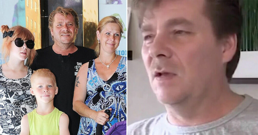 Peter Norrström med familj