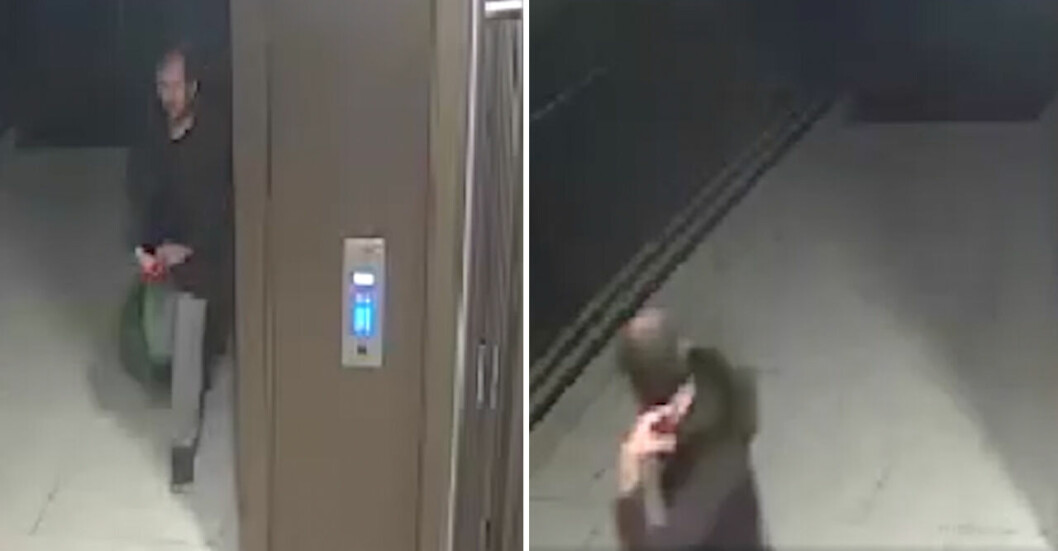 <strong>Polisen har släppt bilder på en misstänkt man som fångades av en övervakningskamera samma kväll som Sabina Nessa överfölls i parken.</strong> Polisen har släppt bilder på en misstänkt man som fångats av en övervakningskamera.