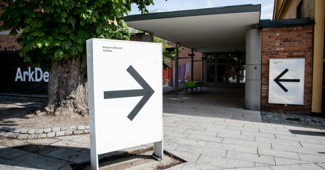 Moderna museet och Arkdes på Skeppsholmen i Stockholm. Arkivbild. Fri entré lockade inte nya besökare