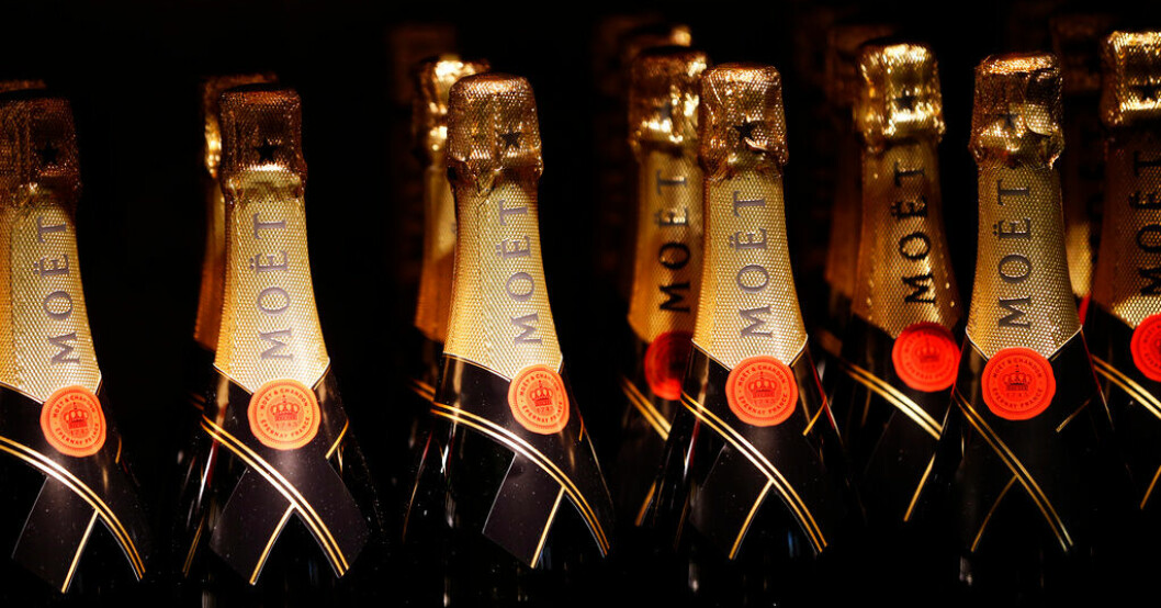 Moet & Chandon ingår i franska LVMH. Arkivbild. Lyxbolaget passerar milstolpe