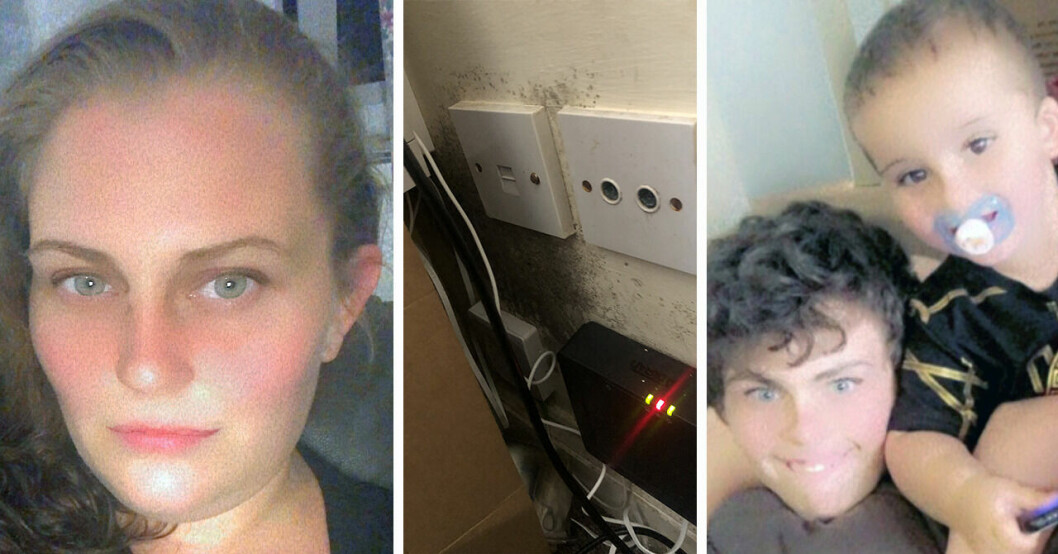 31-åriga trebarnsmamman Aisha bor i möglig lägenhet med barnen – får stora hälsoproblem