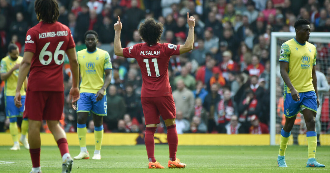 Mohamed Salah blev matchvinnare för Liverpool mot Nottingham. Salah frälste Liverpool – efter galen andra halvlek