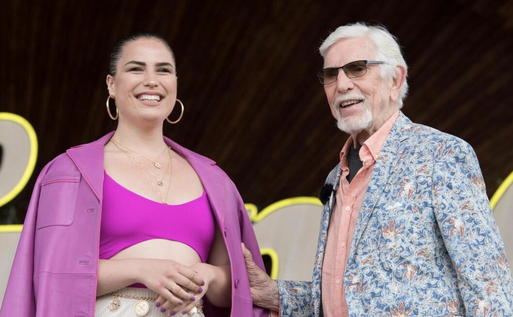 FOTO: Fredrik Sandberg/TT Molly Hammar och Owe Thörnqvist ALLSÅNG PÅ SKANSEN 2019