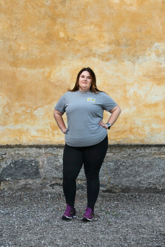 Före Mona Eriksson före tävlingen