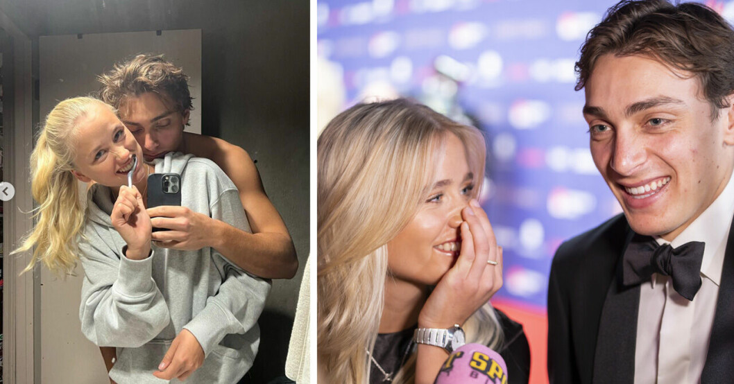 Armand Duplantis kärleksgest till flickvännen Desiré på födelsedagen
