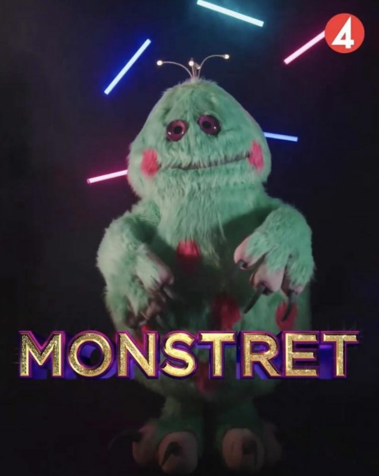 Monstret. Vem är det turkosa monstret i Masked singer Sverige