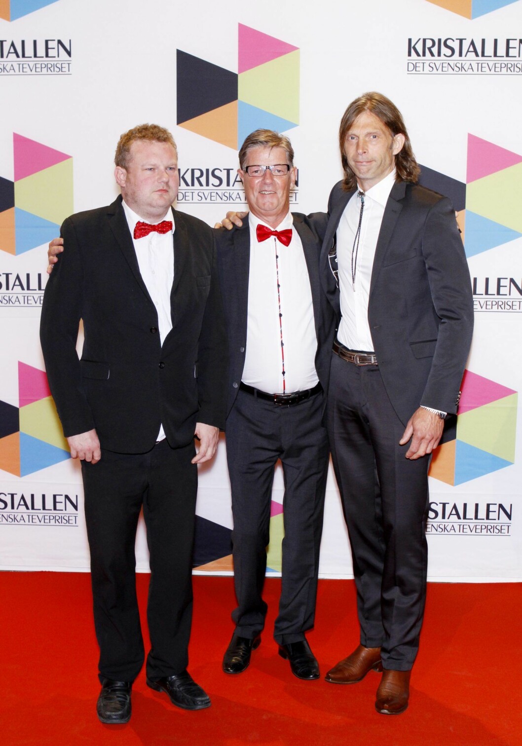 Morgan Karlsson, Ola-Conny Wallgren och Boris Lennerhov är alla kända från tv-serien Ullared. Numera är de vana vid att gå på galor och på röda mattan. Morgan Karlsson, Ola-Conny Wallgren och Boris Lennerhov från Ullared går på röda mattan