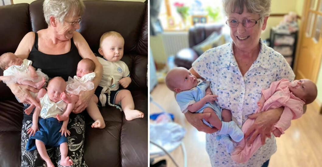 <strong>Vickie och hennes man har flyttat in hos Vickies föräldrar för att få hjälp med de fyra barnen.</strong> Vickie och hennes man har flyttat in hos Vickies mamma och pappa för att få hjälp med de fyra barnen.