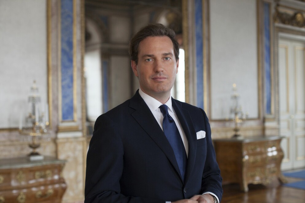 Herr Chris O'Neill år 2013, bilden finns att se i prinsessan Madeleines biografi på den nya kungliga hemsidan. Herr Chris O'Neill år 2013.