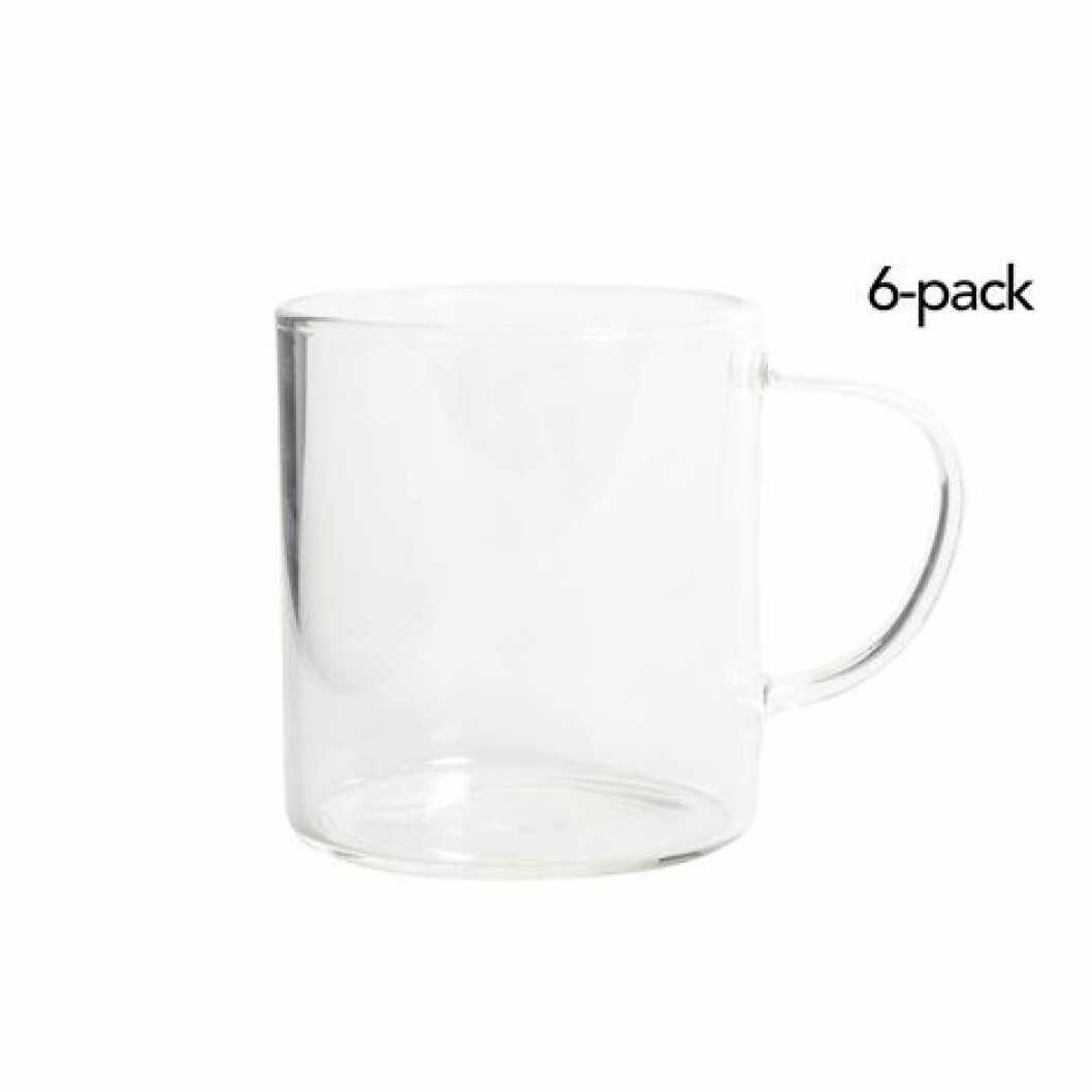 Muggar i glas för under 100 kronor