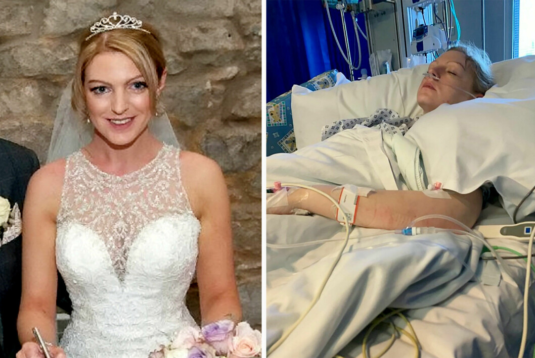 35-åriga Rachel Pighills råkade ut för en förfärlig olycka – som kan avsluta hennes liv när som helst.