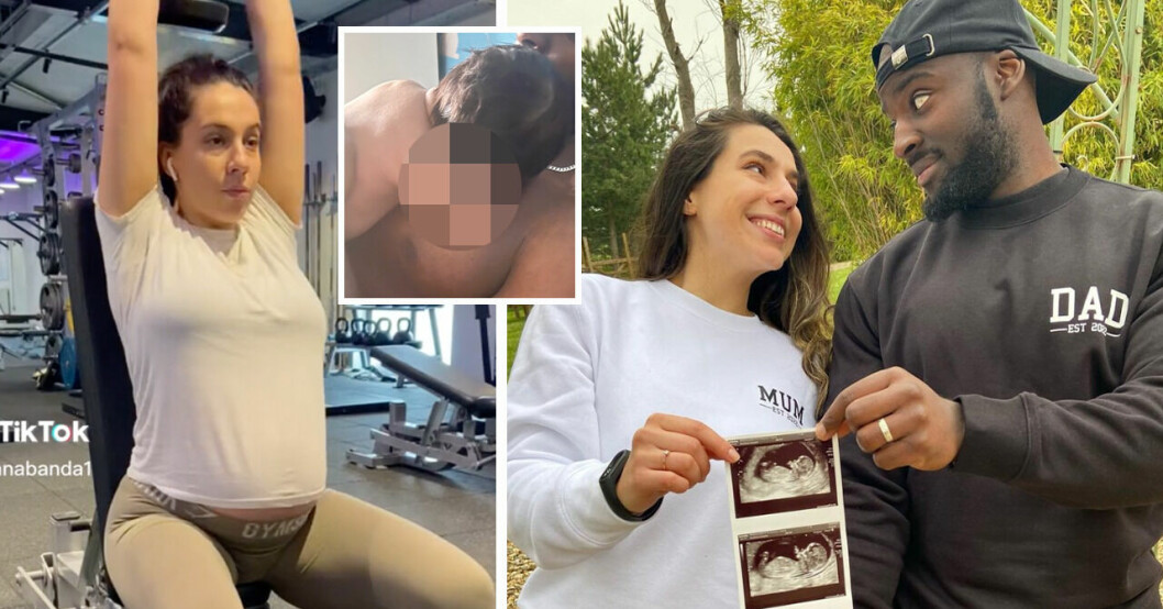 Mamma Yoanas styrketräning under graviditeten ledde till att dottern föddes med muskler.