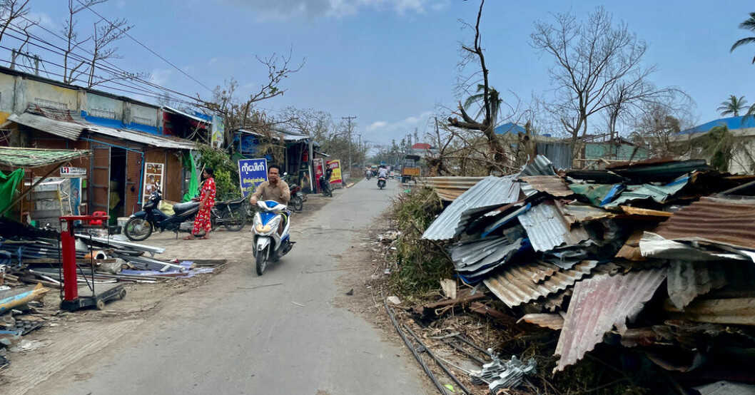 Myanmars sydvästliga region Rakhine har drabbats hårt av cyklonen Mochas framfart. Stigande dödstal i Myanmar efter cyklon