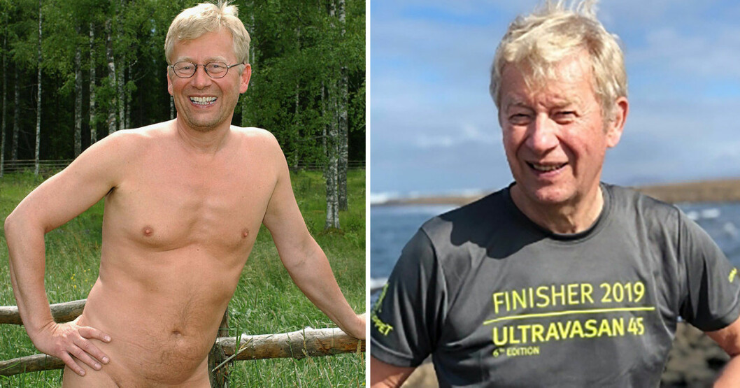 Naken-Janne, i Farmen 2003 och hur han ser ut i dag. Foto: TT & Privat. Jan O. Jansson, Naken-Janne, i Farmen 2003 och hur han ser ut i dag.