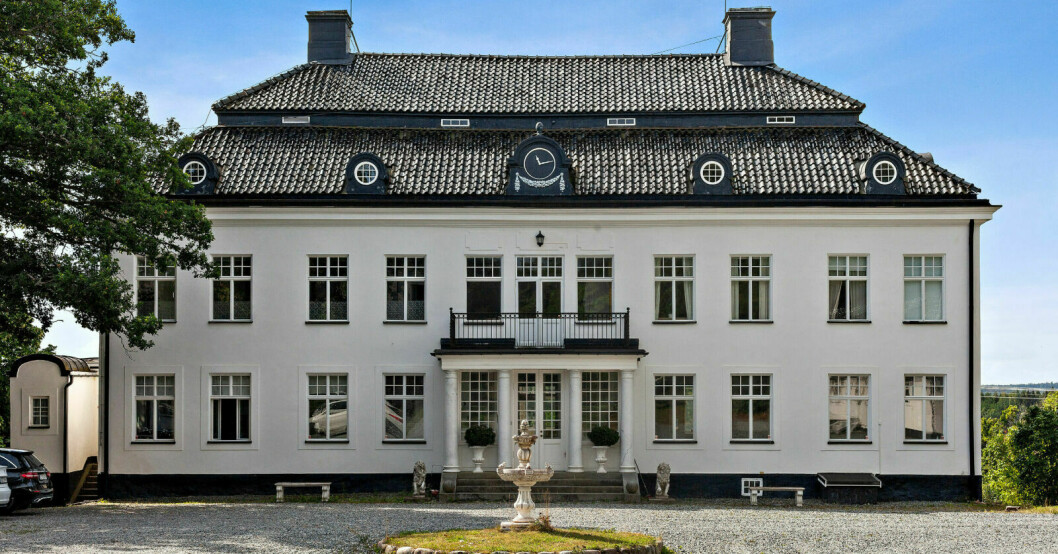 Här bor snart Johanna och Anders Bagge. 1600-talsslottet på Ekerö.