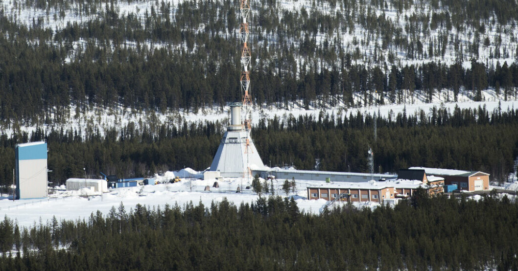 Nästa försök att skjuta upp raketen från Esrange ska genomföras på måndag. Arkivbild. Vinden avblåste raketuppskjutningen