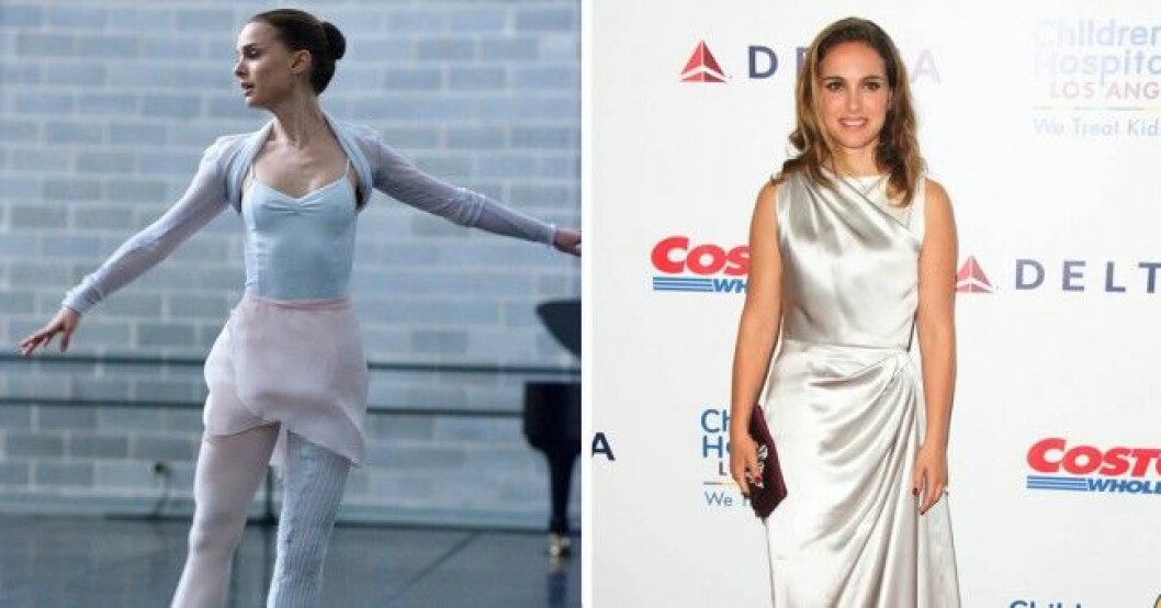 Natalie Portman i <em>Black Swan </em>och som vi är vana att se henne. Foto: IBL, Stella Pictures Foto: IBL, Stella Pictures