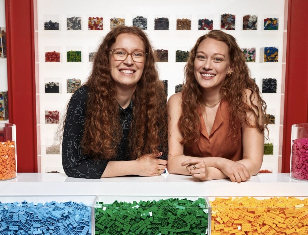 Melina och Nathalie. Melina Civerius och Nathalie Civerius i Lego masters Sverige 2021
