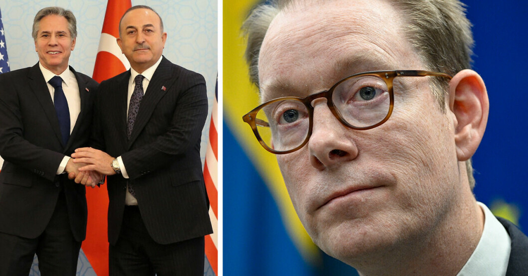 Tobias Billström om Turkiets besked om att hålla nya Nato-samtal med Sverige: ”Välkommet”.
