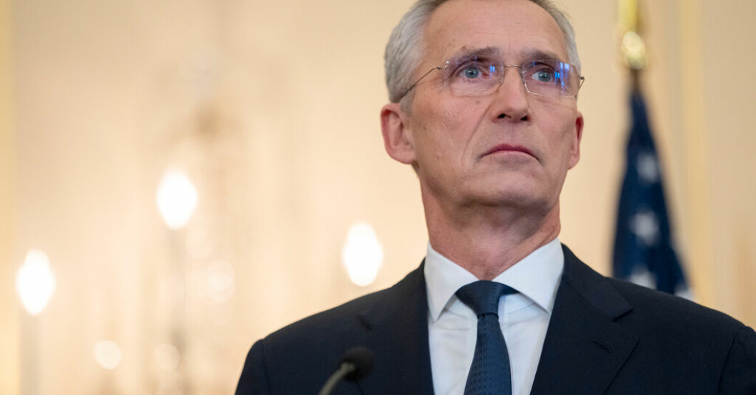 Natos generalsekreterare Jens Stoltenberg. Arkivfoto. Nato-chefen: Kriget tömmer vapenlagren