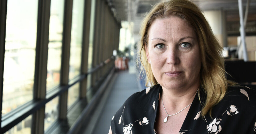 Nedskärningar i skolan går som en löpeld, säger Sveriges Lärares ordförande Johanna Jaara Åstrand. Arkivbild. Lärare demonstrerar: "Går inte att trolla mer"