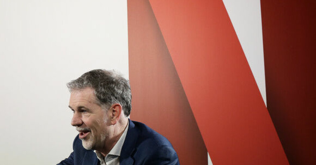 Netflix vd och grundare Reed Hastings. Arkivbild. Netflix backar efter delårsrapport