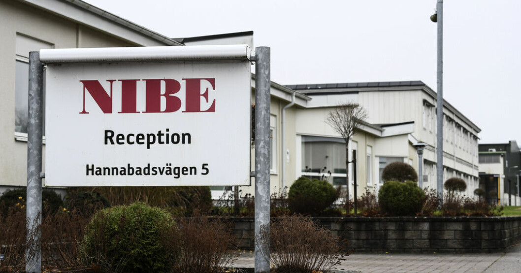 Nibes huvudkontor. Arkivbild. Vinstlyft för Nibe