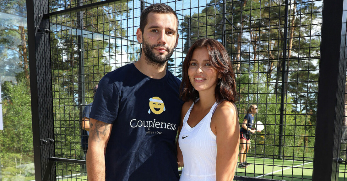 Nicole Falciani och Adem Berisha fann varandra i somras. Nicole Falciani och Adem Berisha