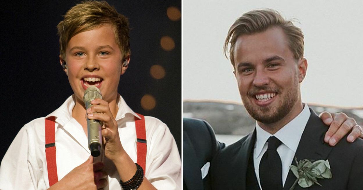 Nils Norrhamn i Lilla Melodifestivalen 2008 och hur han ser ut i dag. Nils Norrhamn i Lilla Melodifestivalen 2008 och 2021.