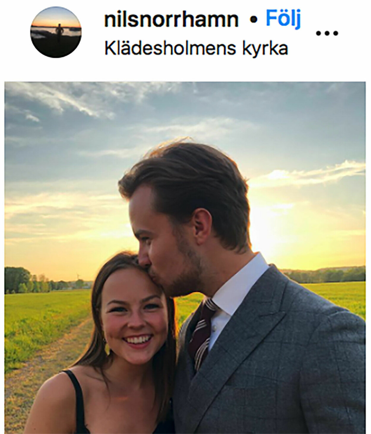 Nils Norrhamn och frun Hanna. Nils Norrhamn och frun Hanna.