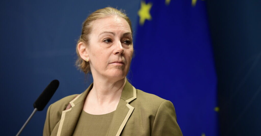 Nina Cromnier, generaldirektör för Strålsäkerhetsmyndigheten, lämnar posten den 29 maj. Arkivbild. Generaldirektör får lämna – "annan syn"