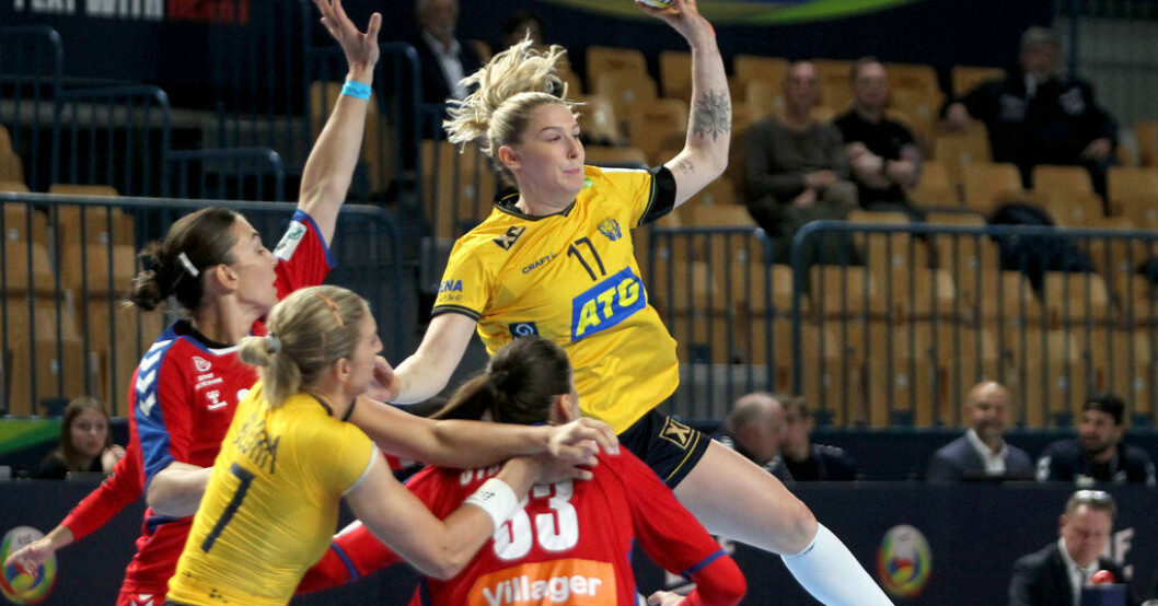 Nina Dano i Sveriges landslagströja. Arkivbild. Nina Dano klar för danska mästarlaget