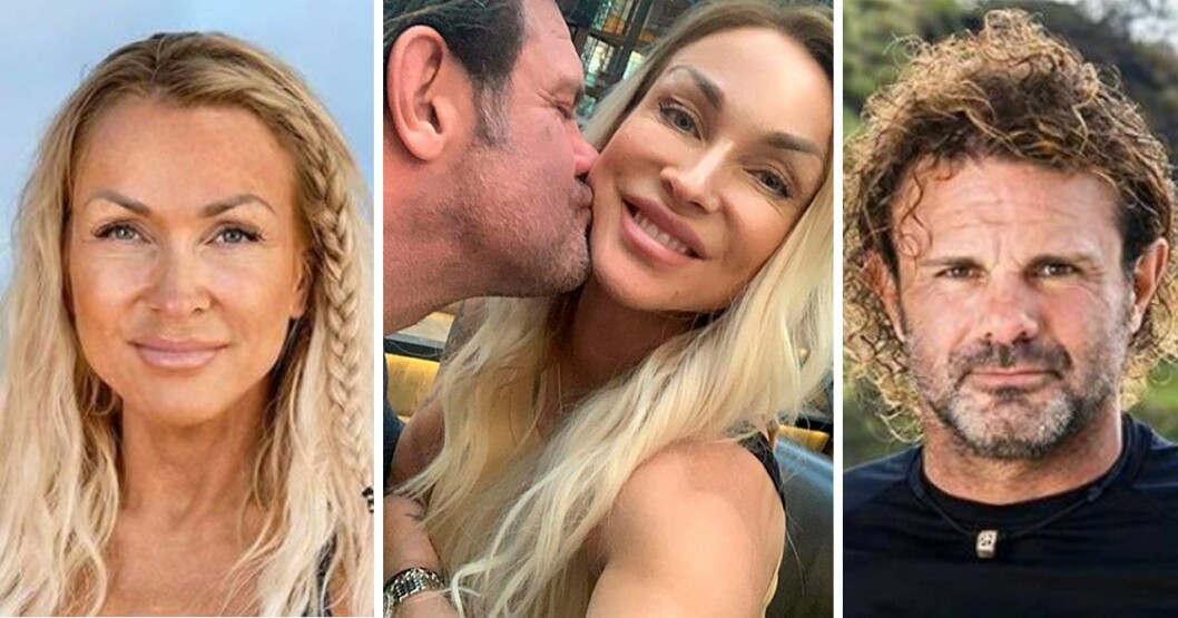 Raymond och Nina. <strong>Foto: TV4 & Privat.</strong> Robinson-deltagarna Nina och Raymond