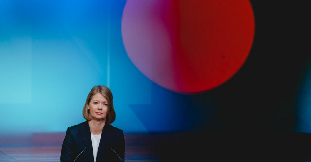 Norges Bank, med chefen Ida Wolden Bache, höjer styrräntan med 25 punkter. Arkivbild Norges Bank höjer styrräntan
