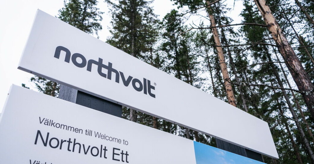 Northvolts batterifabrik i Skellefteå. Arkivbild. Miljardförlust för Northvolt