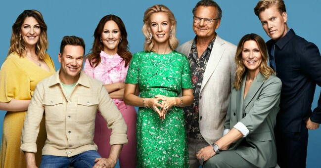 Nyhetsmorgon-programledarna. Nyhetsmorgon-programledarna.