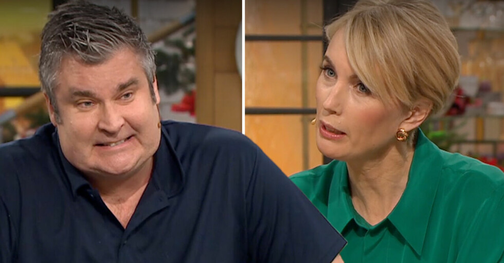 Marcus Noterius och Jenny Strömstedt i Nyhetsmorgon