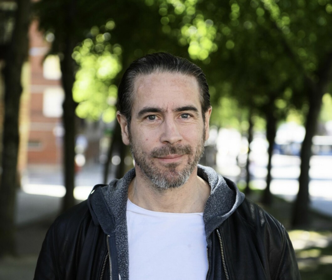 FOTO: Jessica Gow/TT Ola Rapace i det gröna