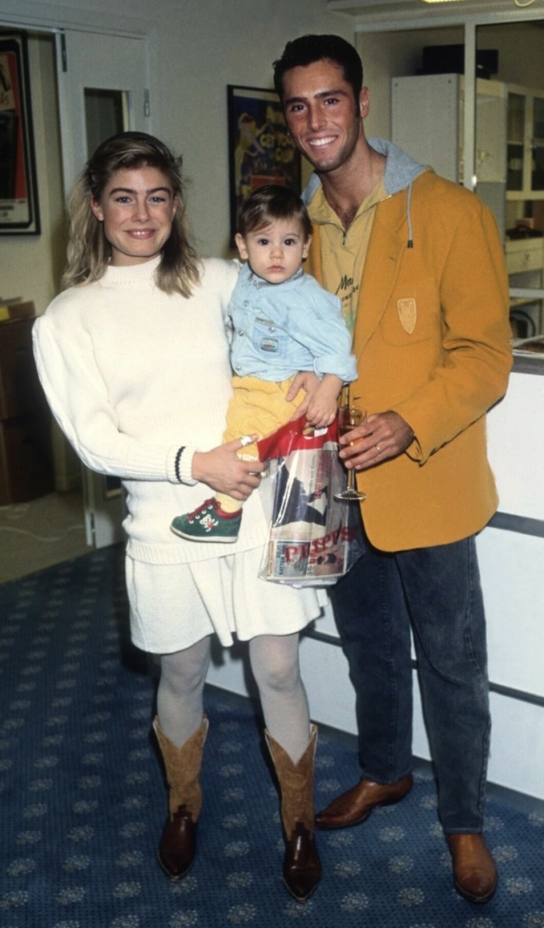 FOTO: Eero Hannukainen/TT PERNILLA WAHLGREN, OLIVER INGROSSO SOM LITEN, EMILIO INGROSSO
