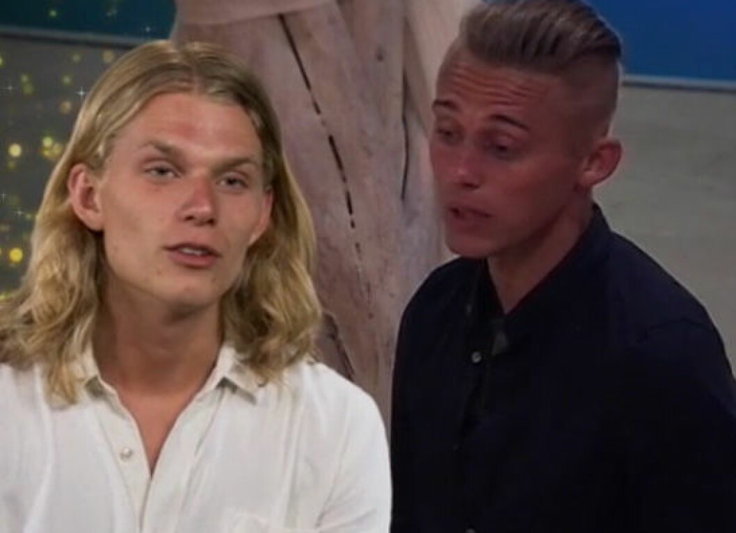 Oliver Strige hade inget bra att säga om Adrian Montin. Foto: TV3 Foto: TV3
