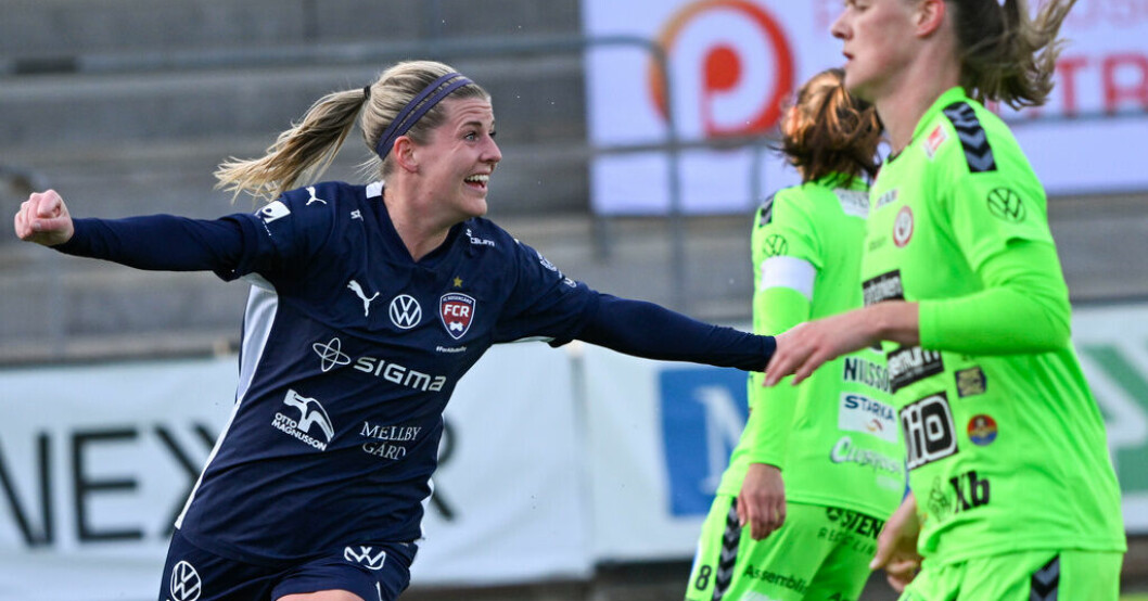 Olivia Schough gjorde båda målen då Rosengård 2-0-besegrade Kristianstad i damallsvenskan. Schough sprang ifrån – avgjorde Skånederbyt
