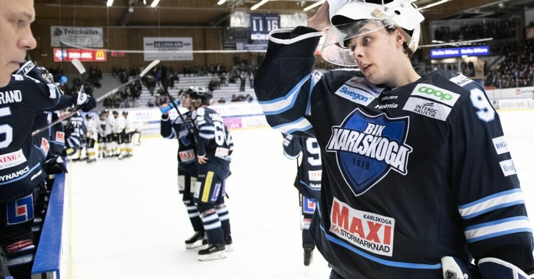 Olle Eriksson Ek innan han lämnade Sverige för Nordamerika. Nu är han tillbaka, i Modo. Arkivbild. AHL-målvakten vänder hem – klar för Modo