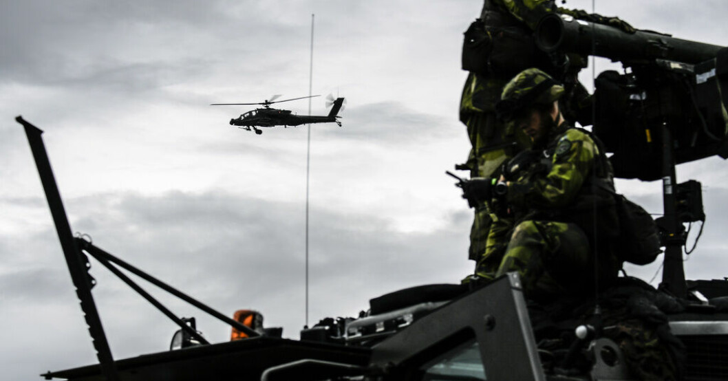 Inga militära garantier om Sverige hotas