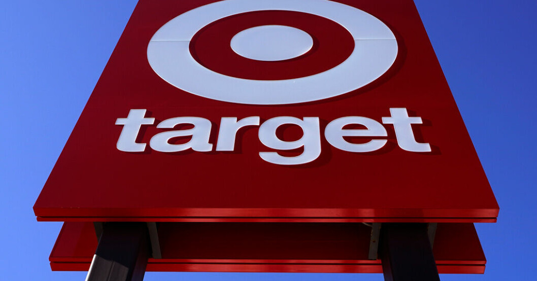 Osäkra utsikter för Target. Arkivbild. Inte mitt i prick för Target